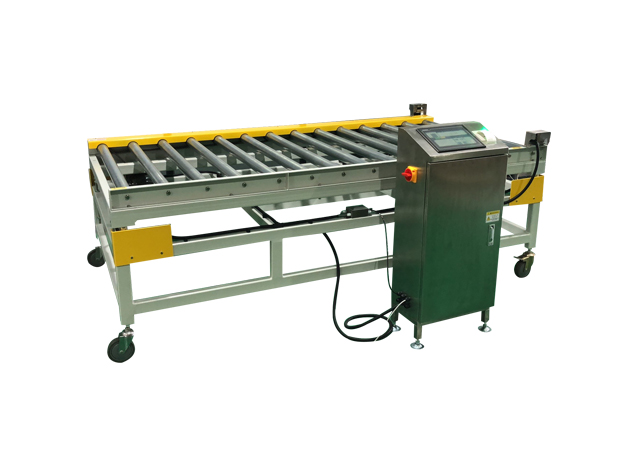 鼎拓為體育器材公司定制打包機(jī)滾筒秤成功案例